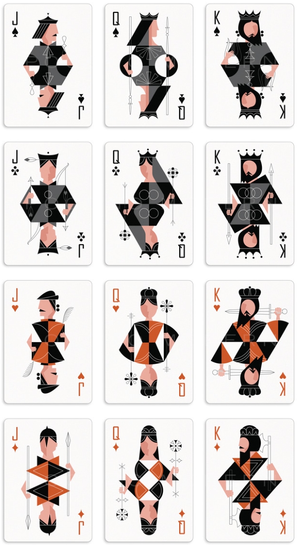 The-Retro-Deck-White-Edition-Court-Cards