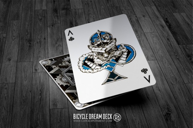 Bicycle-Dream-Playing-Cards-Silver-Ace-of-Clubs