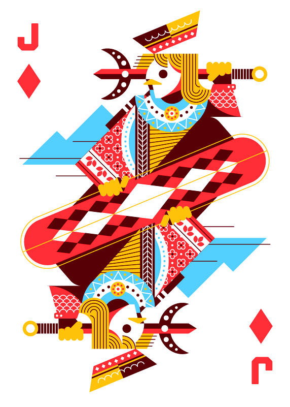 Royal-Seasons-Playing-Cards-by-Ricky-Linn-Jack-of-Diamonds