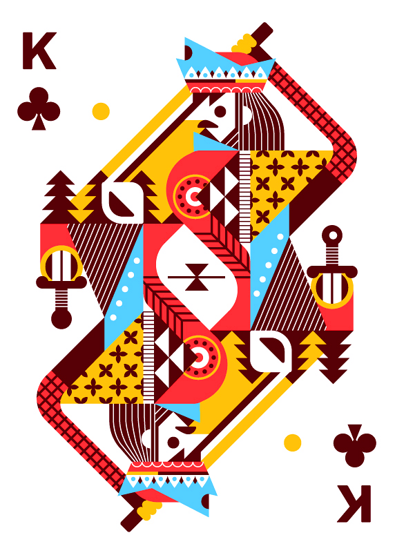 Royal-Seasons-Playing-Cards-by-Ricky-Linn-King-of-Clubs