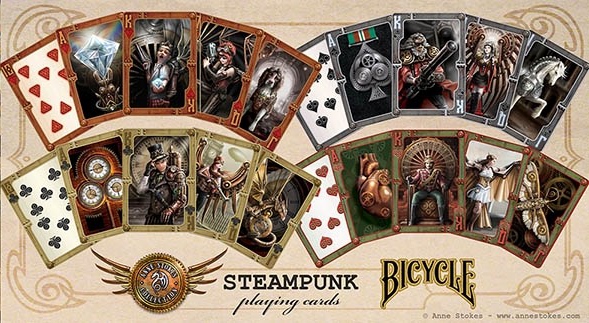 Bicycle-Anne-Stokes-Steampunk-Playing-Cards-Courts