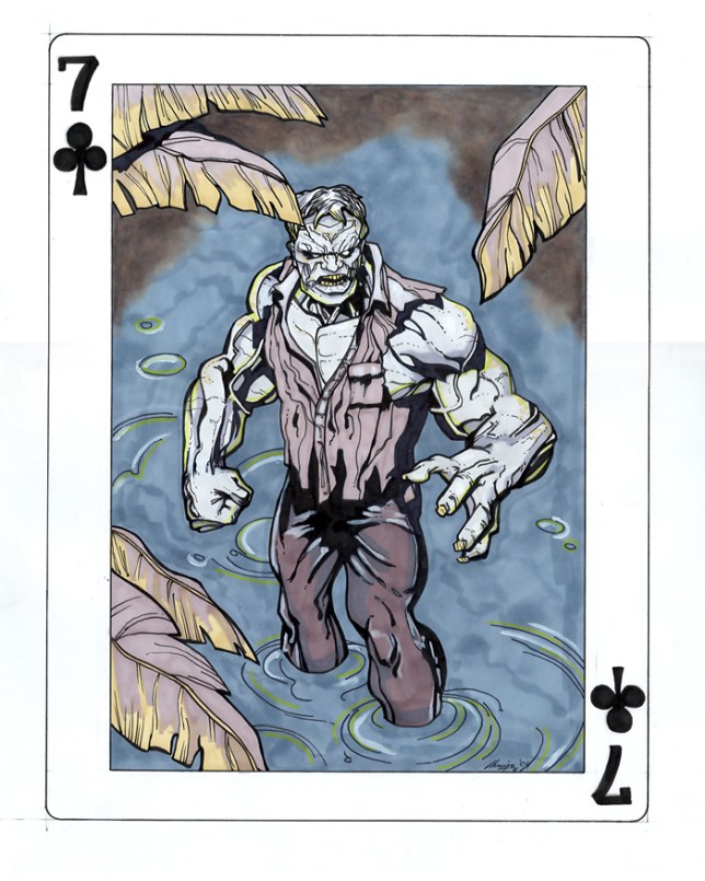 DC Comics Playing Cards by Andrew Amiya: Solomon Grundy DC-Comics-Playing-Cards-by-Andrew-Amiya-Solomon-Grundy