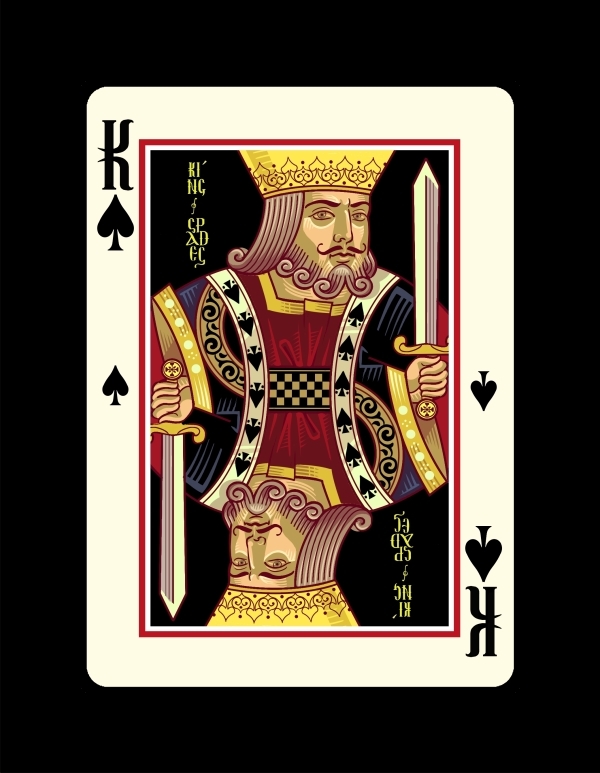 Icons-Playing-Cards-by-Lotrek-Imperial-Edition-King-of-Spades