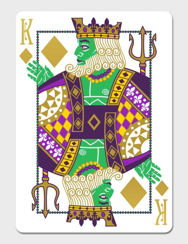 Mardi-Gras-Playing-Cards-by-Dave-Edgerly-King-of-Diamonds
