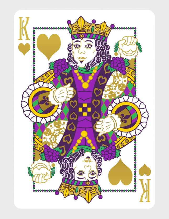 Mardi-Gras-Playing-Cards-by-Dave-Edgerly-King-of-Hearts