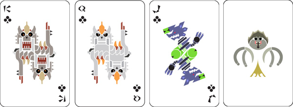 Monster-Hunter-Playing-Cards-by-Scott-Howard-Clubs