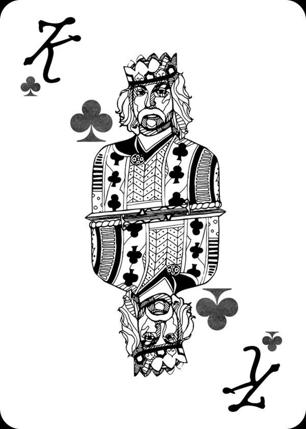 Pink-Floyd-Playing-Cards-by-Carmen-Wong-King-of-Clubs