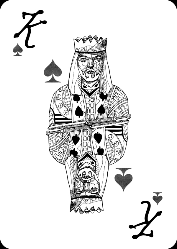 Pink-Floyd-Playing-Cards-by-Carmen-Wong-King-of-Spades