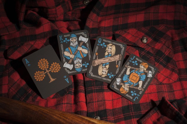 Bicycle the Lumberjacks Playing Cards 2nd by Vadim Smolenskiy: Clubs Bicycle-Lumberjacks-Playing-Cards-2nd-by-Vadim-Smolenskiy-Clubs
