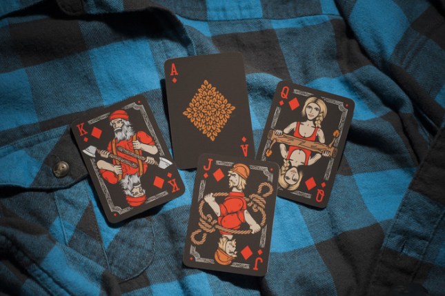 Bicycle the Lumberjacks Playing Cards 2nd by Vadim Smolenskiy: Diamonds Bicycle-Lumberjacks-Playing-Cards-2nd-by-Vadim-Smolenskiy-Diamonds