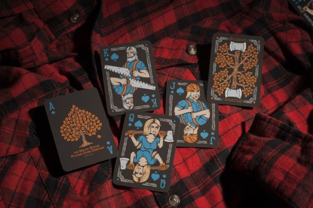 Bicycle the Lumberjacks Playing Cards 2nd by Vadim Smolenskiy: Spades Bicycle-Lumberjacks-Playing-Cards-2nd-by-Vadim-Smolenskiy-Spades