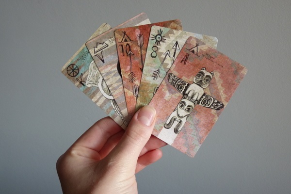 Indian-Playing-Cards-by-Katarzyna-Fus-Ace