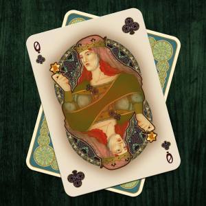 Nouveau-Playing-Cards-by-BFPC-Queen-of-Clubs