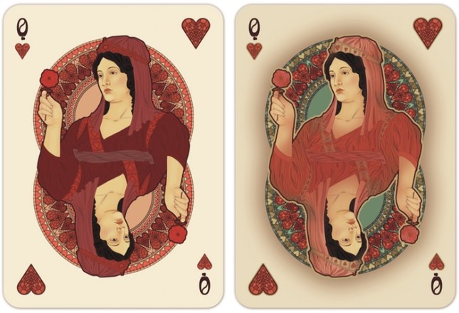 Nouveau-Playing-Cards-by-BFPC-Queen-of-Hearts