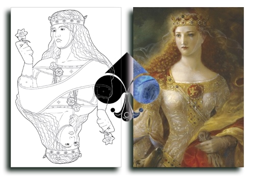 Nouveau-Playing-Cards-Eleanor-of-Aquitaine