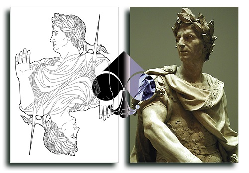 Nouveau-Playing-Cards-Julius-Caesar