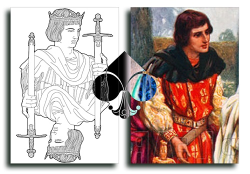 Nouveau-Playing-Cards-Knight-Sir-Lancelot