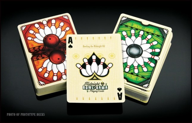 Midnight-BOWL-A-RAMA-Playing-Cards-by-Randy-Butterfield