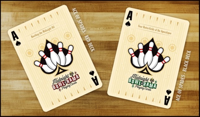 Midnight-BOWL-A-RAMA-Playing-Cards-by-Randy-Butterfield-Ace-of-Spades