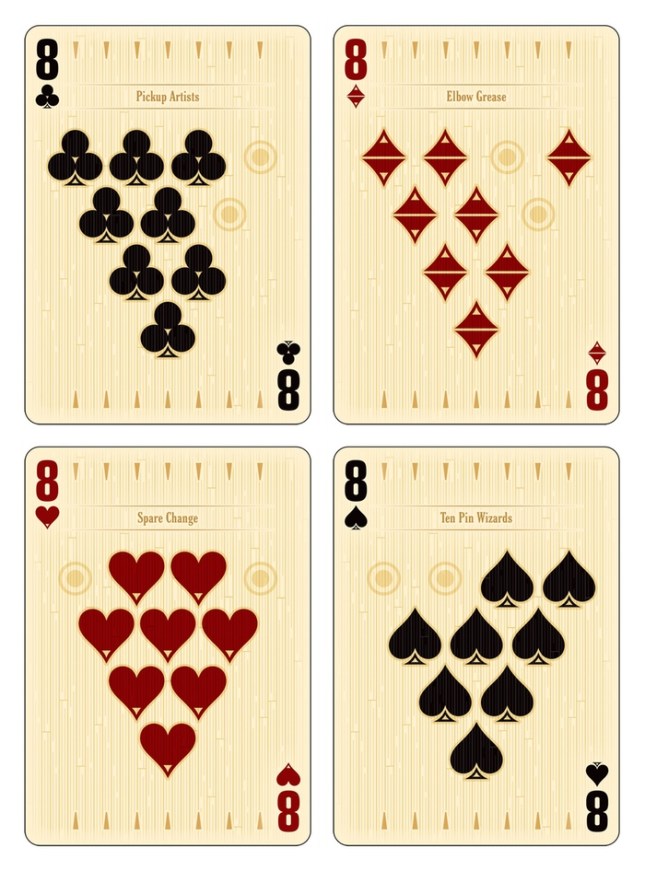 Midnight-BOWL-A-RAMA-Playing-Cards-by-Randy-Butterfield-Number-Cards