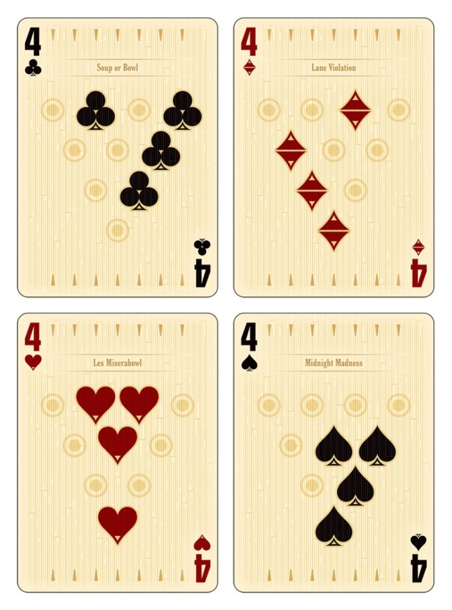 Midnight-BOWL-A-RAMA-Playing-Cards-by-Midnight-Cards-Number-Cards