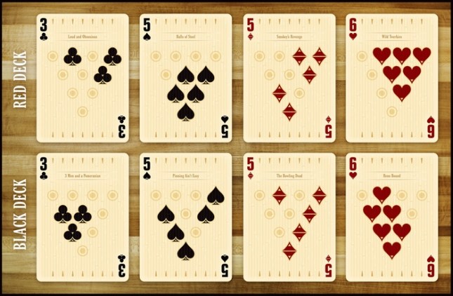 Midnight-BOWL-A-RAMA-Playing-Cards-by-Randy-Butterfield-Number-Cards