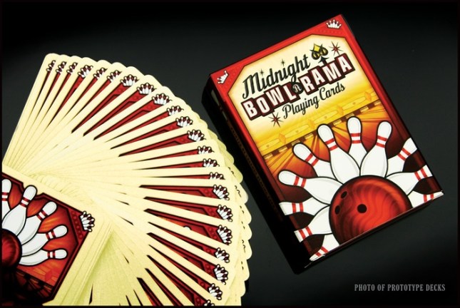 Midnight-BOWL-A-RAMA-Playing-Cards-by-Randy-Butterfield-Red-Edition