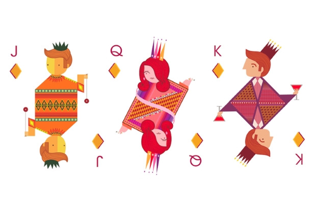 Playing-Cards-by-Siobhán-Gallagher-Courts-Diamonds