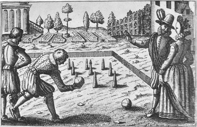 Woodcut-Bowling-16th-century
