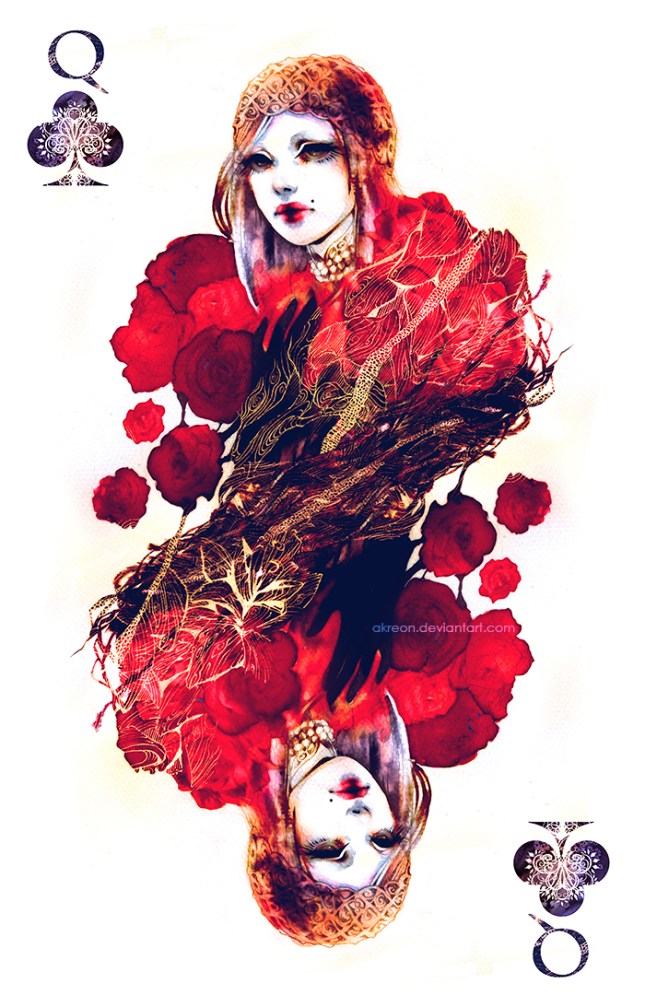 Playing-Cards-by-Anna-Podedworna-Queen-of-Clubs
