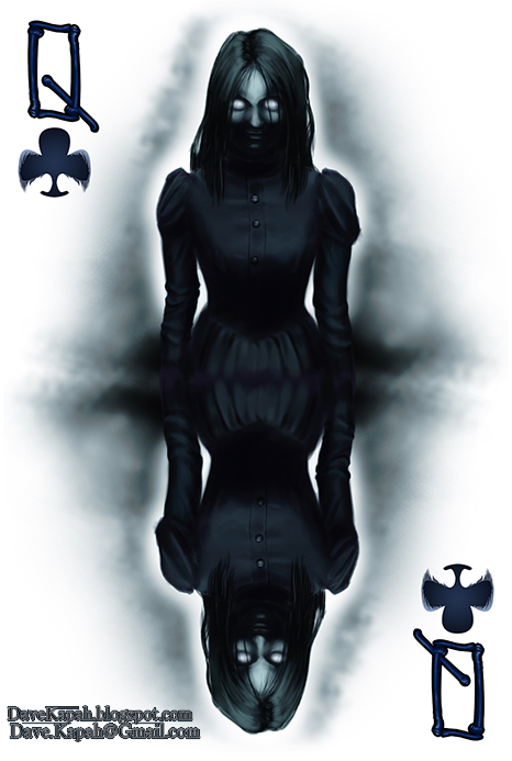 Playing-Cards-by-David-Kapah-Queen-of-Clubs
