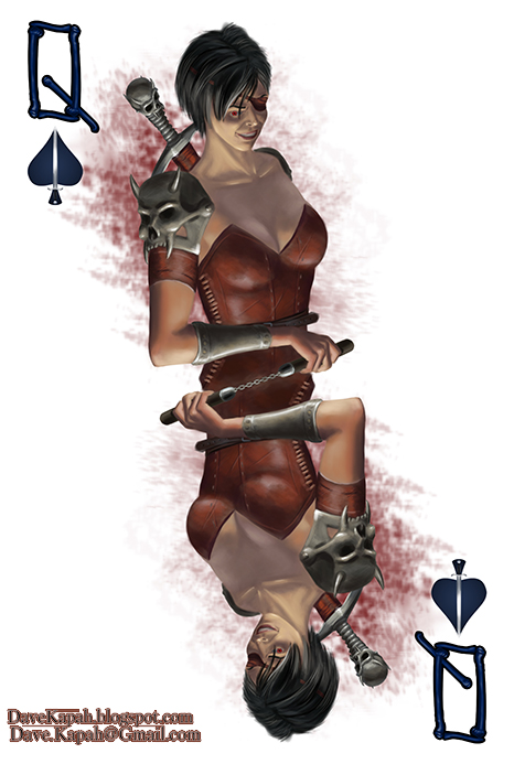 Playing-Cards-by-David-Kapah-Queen-of-Spades