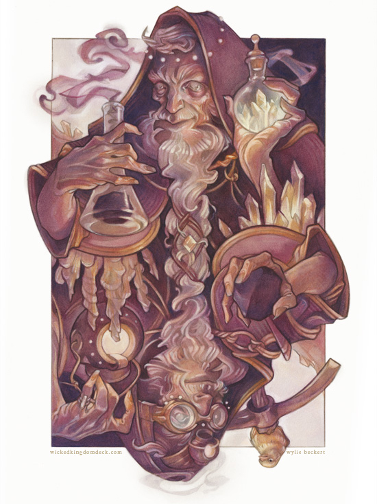 Wicked Kingdom Playing Cards by Wylie Beckert: The King of Diamonds Wicked-Kingdom-Playing-Cards-by-Wylie-Beckert-King-of-Diamonds-ud