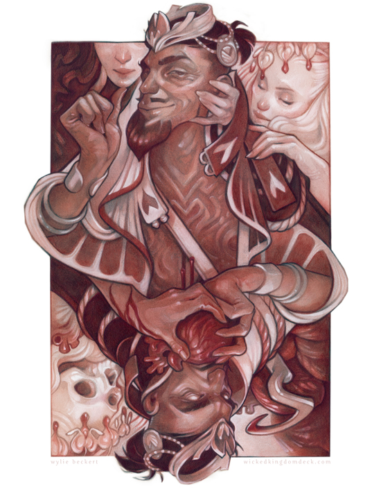 Wicked-Kingdom-Playing-Cards-by-Wylie-Beckert-King-of-Hearts-ud